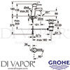 Grohe 2338010E Mixer Spare Diagram