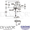 Grohe 2338110E Mixer Spare Diagram