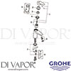 Grohe 2338220E Mixer Spare Diagram
