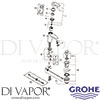 Grohe 2338420E Mixer Spare Diagram