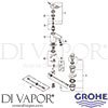 Grohe 2339000E Mixer Spare Diagram