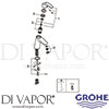 Grohe 2339510E Mixer Spare Diagram