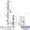 Grohe 2339600E Mixer Spare Diagram