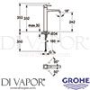 Grohe 23403000 Mixer Spare Diagram