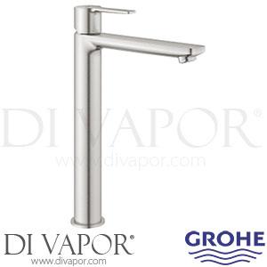 Grohe 23405DC1 Lineare Supersteel Single-Lever Basin Mixer (1/2 Inch) XL-Size Spare Parts