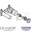 Grohe 23429000 Mixer Spare Tech Diagram
