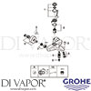 Grohe 23431LS0 Mixer Spare Diagram