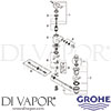 Grohe 23436000 Mixer Spare Tech Diagram