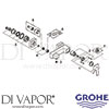 Grohe 23437000 Mixer Spare Tech Diagram