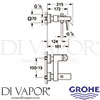Grohe 23438000 Mixer Spare Diagram