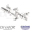 Grohe 23438000 Mixer Spare Tech Diagram