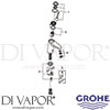 Grohe 23439000 Mixer Spare Diagram