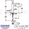 Grohe Eurodisc Joy Single-Lever Basin Mixer XL-Size Tap Dimensions