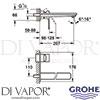 Grohe 23444DC1 Mixer Spare Diagram