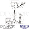 Grohe 23462GN1 Mixer Spare Diagram