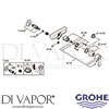 Grohe 23474000 Mixer Spare Diagram