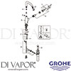 Grohe 23486ENA Mixer Spare Diagram