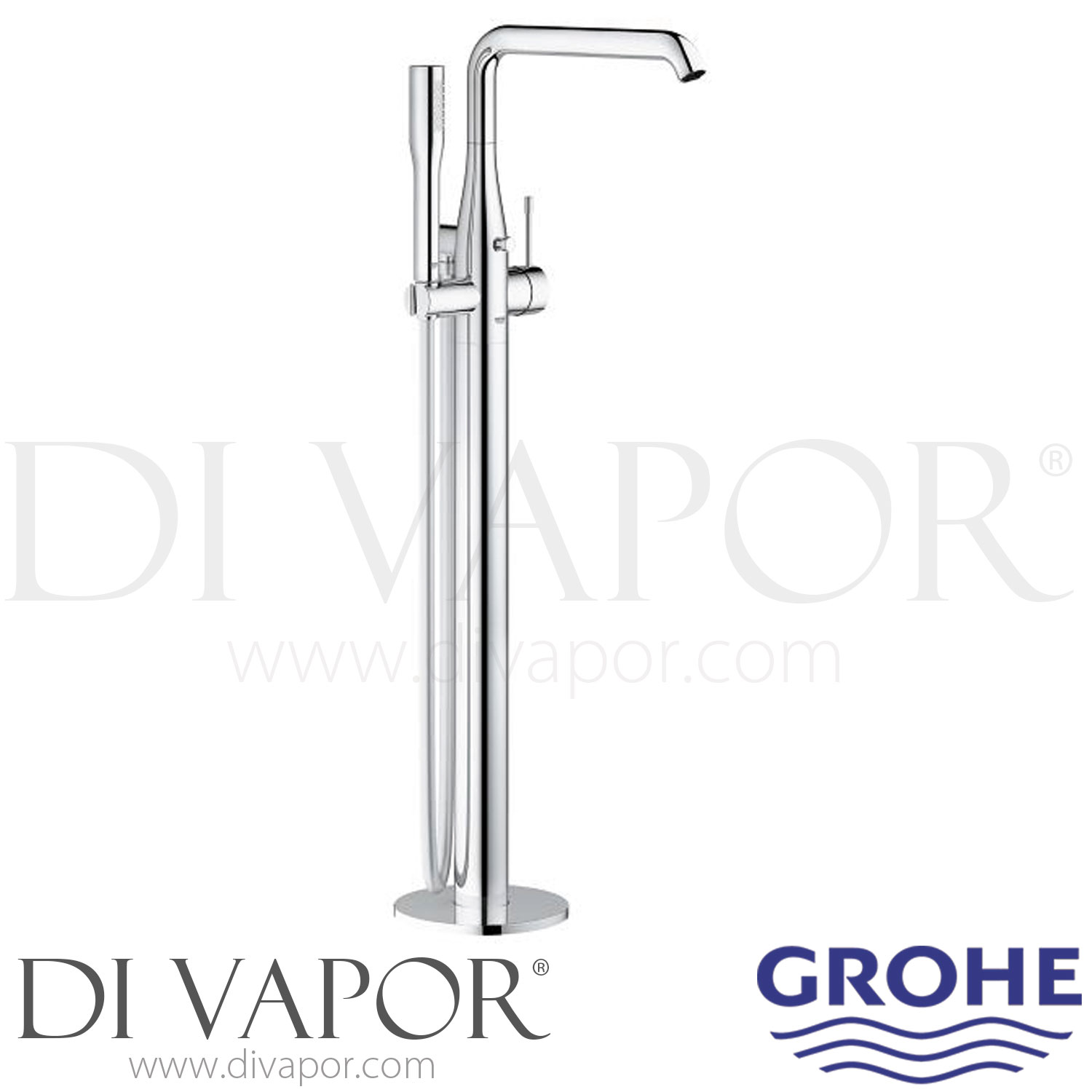 Grohe 23491001 Essence SingleLever Bath Mixer (1/2 Inch) Floor Mounted Spare Parts