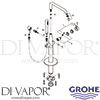 Grohe 23491GN1 Mixer Spare Diagram
