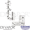 Grohe 23493000 Mixer Spare Tech Diagram