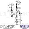 Grohe 23498000 Spare Diagram