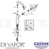 Grohe 23538ENA Mixer Spare Diagram