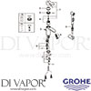 Grohe 23547000 Mixer Spare Tech Diagram
