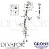 Grohe 23548000 Mixer Spare Diagram