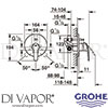 Grohe 23558001 Mixer Spare Diagram
