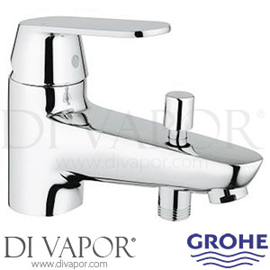 Grohe 23562000 BauEdge Single Lever Bath Mixer Tap with Diverter Spare Parts