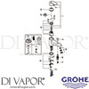Grohe 23562000 Mixer Spare Tech Diagram