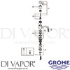 Grohe 23563000 Mixer Spare Tech Diagram