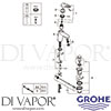 Grohe 2356530L Mixer Spare Diagram