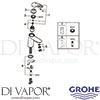 Grohe 23567003 Spare Diagram