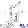 Grohe 23569LS3 Mixer Spare Diagram