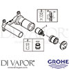 Grohe 23571000 Mixer Spare Tech Diagram