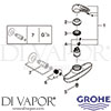 Grohe 23572003 Mixer Spare Diagram