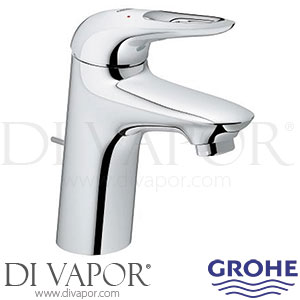Grohe 23577003 Eurostyle Chrome Single-Lever Basin Mixer (1/2 Inch) S-Size Tap Spare Parts