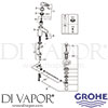 Grohe 23577003 Mixer Spare Tech Diagram