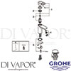 Grohe 23578000 Mixer Spare Tech Diagram