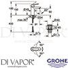 Grohe 23580000 Mixer Spare Diagram