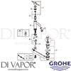 Grohe 23591001 Mixer Spare Diagram