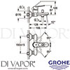 Grohe 23603000 Mixer Spare Diagram