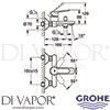 Grohe 23605000 Mixer Spare Diagram