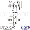 Grohe 23634000 Mixer Spare Diagram