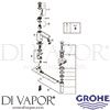 Grohe 23659000 Mixer Spare Diagram