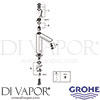 Grohe 23661000 Mixer Spare Diagram