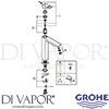 Grohe 23671000 Mixer Spare Diagram