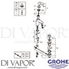 Grohe 2371230L Mixer Spare Diagram