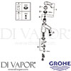 Grohe 2371730L Mixer Spare Diagram